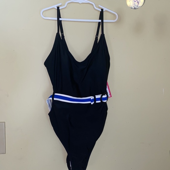 Target one peice bathing suit with belt ! So cute - Picture 2 of 4